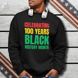 100 jaar Black History Month viering Trui