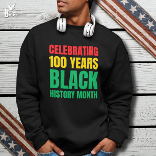 100 jaar Black History Month viering Trui