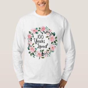 100 jaar geliefde Mannen Vrouwen 100 jaar oud, 100 T-shirt