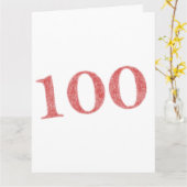 100 jaar kaart (Gele Bloem)