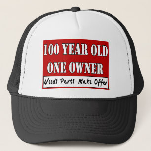 100 jaar oud, één eigenaar - heeft onderdelen no trucker pet