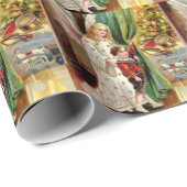 100 jaar oud kerstfeest Briefkaart-Angel, kind, sp Cadeaupapier (Rol Hoek)