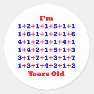 100 jaar oud! ronde sticker