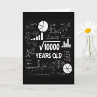 100 jaar oude Bday Wiskunde Teacher 100ste verjaar