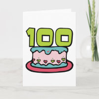 100 jaar oude Birthday Cake