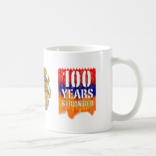 100 jaar sterkere Armeense Mok (Rechts)