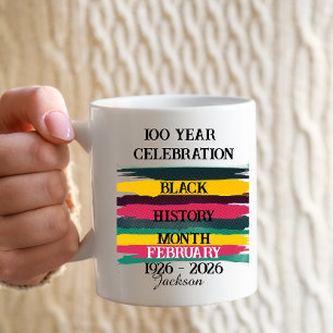 100 jaar viering zwarte geschiedenis maand 2026 koffiemok