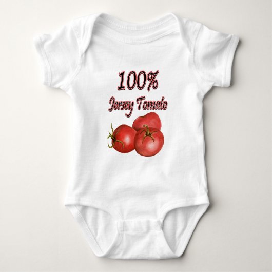 100% Jersey Tomato Romper (Voorkant)