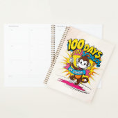100 Jours de célébration scolaire Fun Monkey Desig (Devant avec enveloppe)