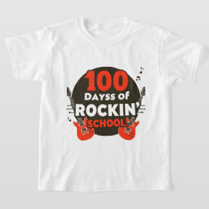 100 Jours de T-shirt d'écoliers Rockin'