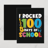 100 jours d'école 2025 invitation (Devant / Derrière)