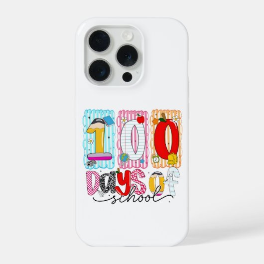 100 Jours d'École Mignon Coloré 100ème Jour (Verso)