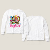 100 Jours Plus Lumineuse École (Motif Recto et Verso)