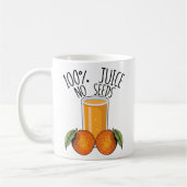 100% Juice No Seeds Oranje Mannen Vasectomy Gift Koffiemok