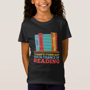 100% kans om grappig boek te lezen t-shirt