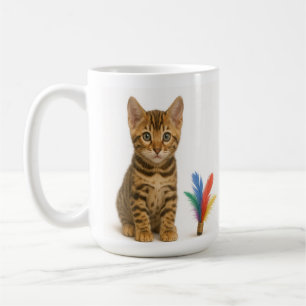 100% kans op chaos - Bengaalse kittenstijl Koffiemok