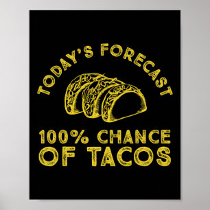 100% kans op taco's poster