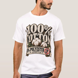 100% KATOEN / 0% POLYESTER LIFESTYLE T-SHIRT