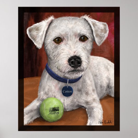 100% katoen poster (Voorkant)