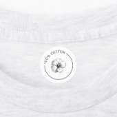 100% Katoen  ventilatorbedrijflabels Labels (Aangebracht)