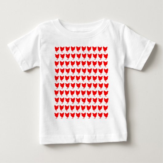 100 kippen - Rood (Voorkant)