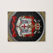 [100] Knachten Templar Coat of Arms Legpuzzel (Horizontaal)
