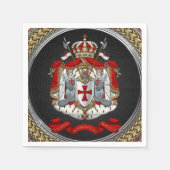 [100] Knachten Templar Coat of Arms Servet (Voorkant)