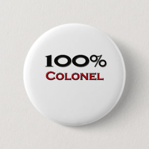 100 % kolonel ronde button 5,7 cm