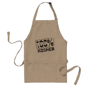 100% Kosher BBQ Apron Standaard Schort