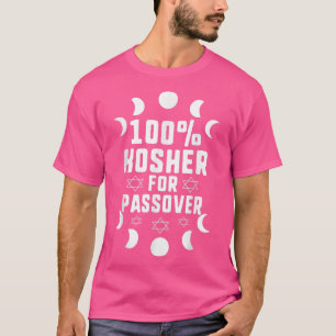 100 Kosher voor Passover Matzah Pesach Joodse Sede T-shirt