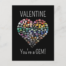 100+ Kristallen Pareltjes Mineralen Valentijnsdag  Briefkaart