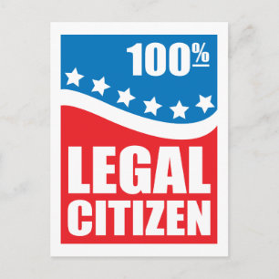 100% legale burger briefkaart