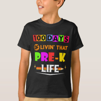 100 levensdagen voor het leven t-shirt