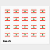 100% Libanees Ronde Sticker (Vel)