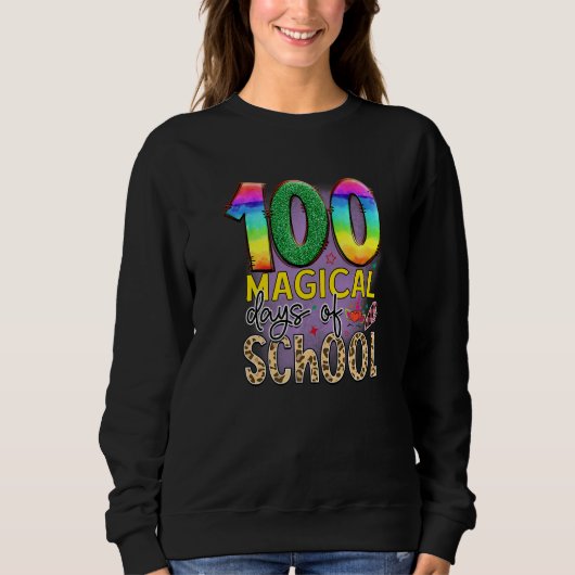 100 Magical Days Of School  Student Teacher  1 Trui (Voorkant)