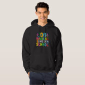 100 Magical Days Of School   Student Teacher Hoodie (Voorkant volledig)