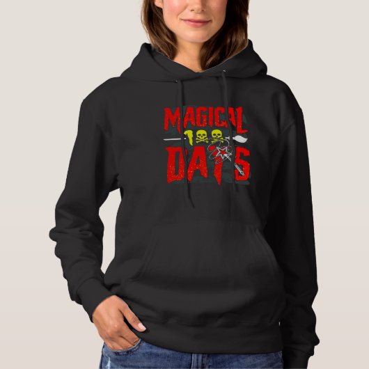 100 magical days teacher school school hoodie (Voorkant)