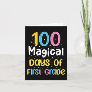 100 magische dagen van eerste klas 100e dag van de kaart