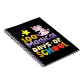 100 Magische Dagen Van School Eenhoorn Leraar Notitieboek (Rechterzijde)