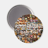 100 Magnet de bières belges (Recto/Verso)