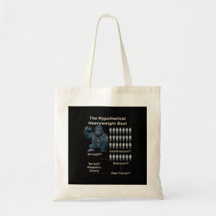 100 mannen vs koele gorilla tote bag