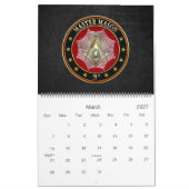 [100] Master Mason - 3rd graads Square & Compass Kalender (Mar 2027)