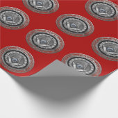 [100] Master Mason - Silver Square & Compass Cadeaupapier (Hoek)