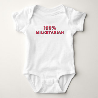 100% Melktetariër - Roze Romper