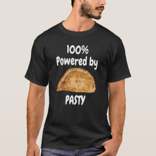 100% met PASTY Cornwall Cornish T-shirt