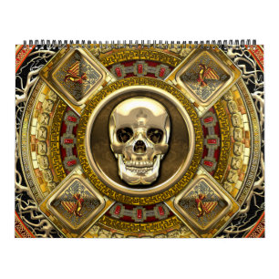 [100] Mictlantecuhtli - Aztec God of Death Kalender