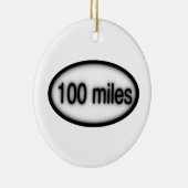 100 mijl keramisch ornament (Rechts)