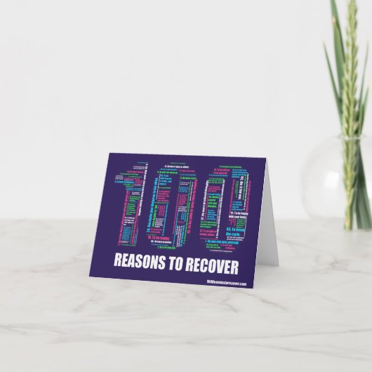 100 Motifs Carte pour notes (Devant)
