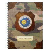 [100] NASA-embleem [3D] Notitieboek (Voorkant)