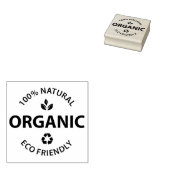 100% natuurlijk, organisch, milieuvriendelijk rubberstempel (Gestempeld)